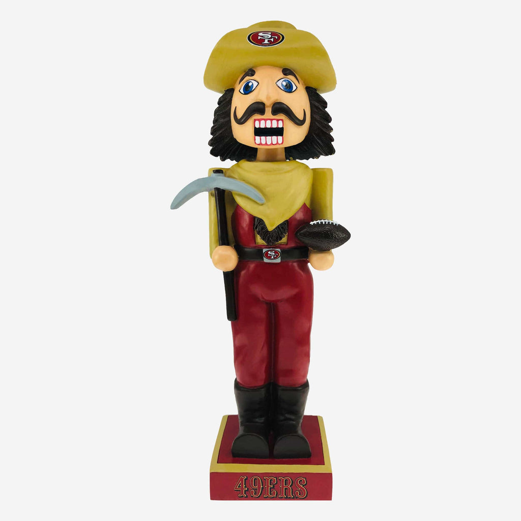 San Francisco 49ers Thematic Nutcracker Bobblehead FOCO - FOCO.com