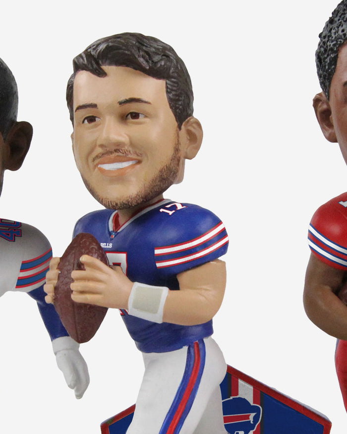 Josh Allen & Von Miller & Stefon Diggs Buffalo Bills Triple Bobblehead FOCO - FOCO.com