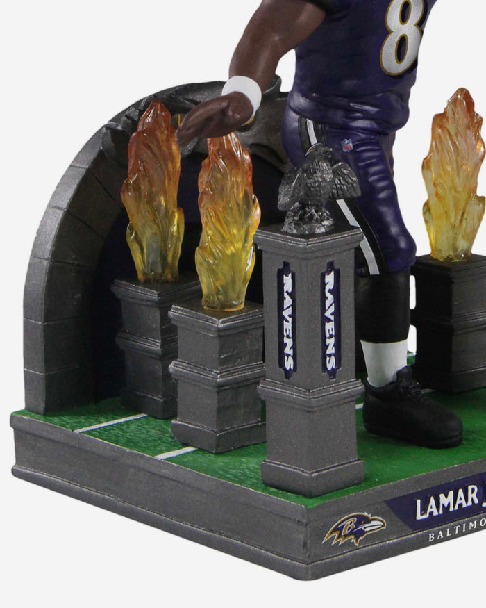 Lamar Jackson Baltimore Ravens Pregame Tunnel Entrance Bobblehead FOCO - FOCO.com