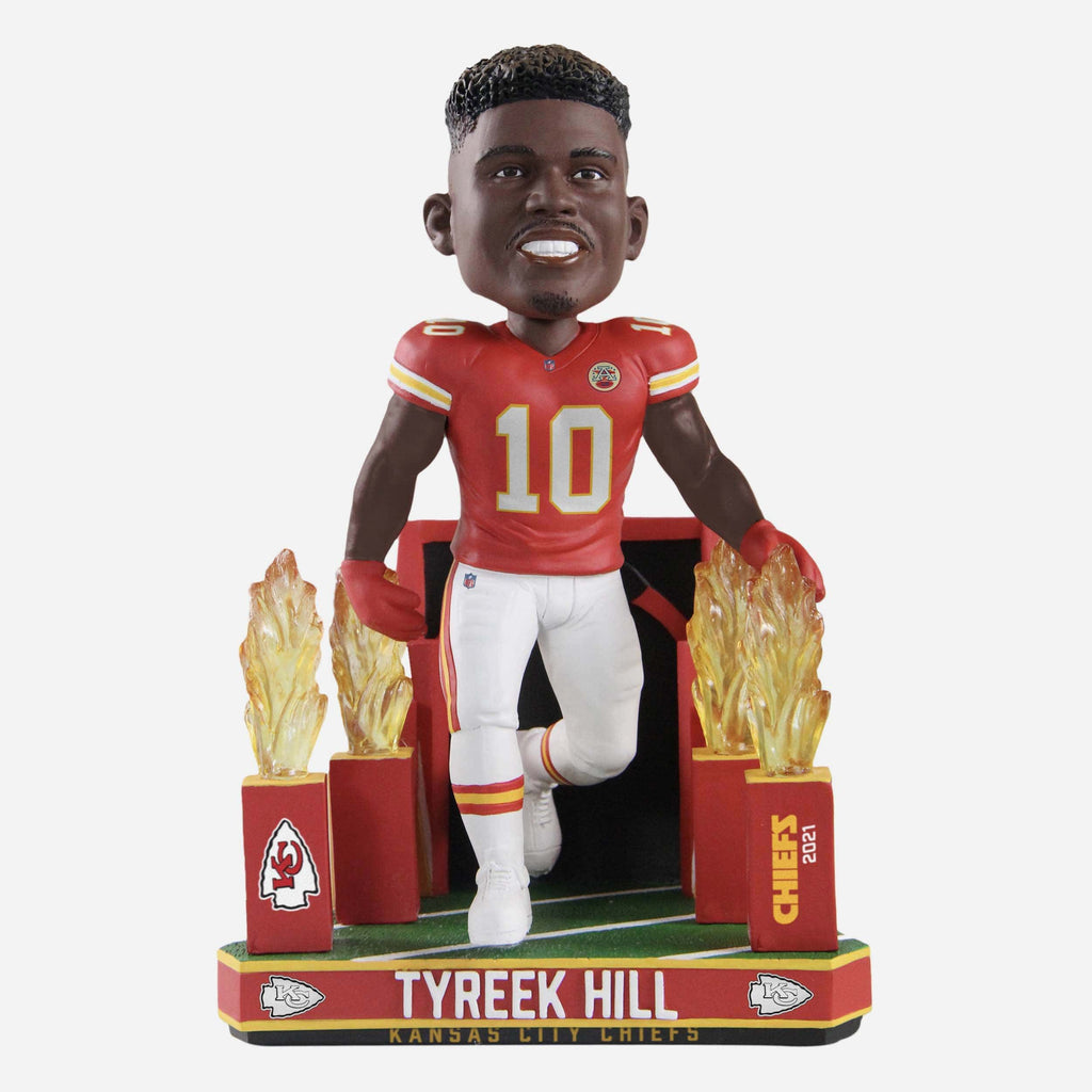 Tyreek Hill Kansas City Chiefs Pregame Tunnel Entrance Bobblehead FOCO - FOCO.com