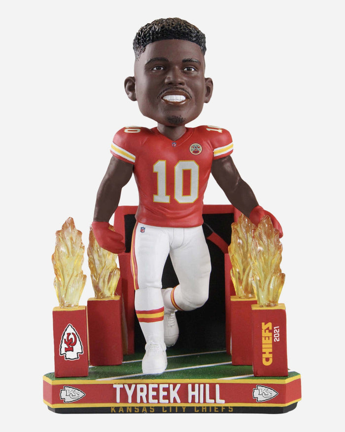 Tyreek Hill Kansas City Chiefs Pregame Tunnel Entrance Bobblehead FOCO - FOCO.com