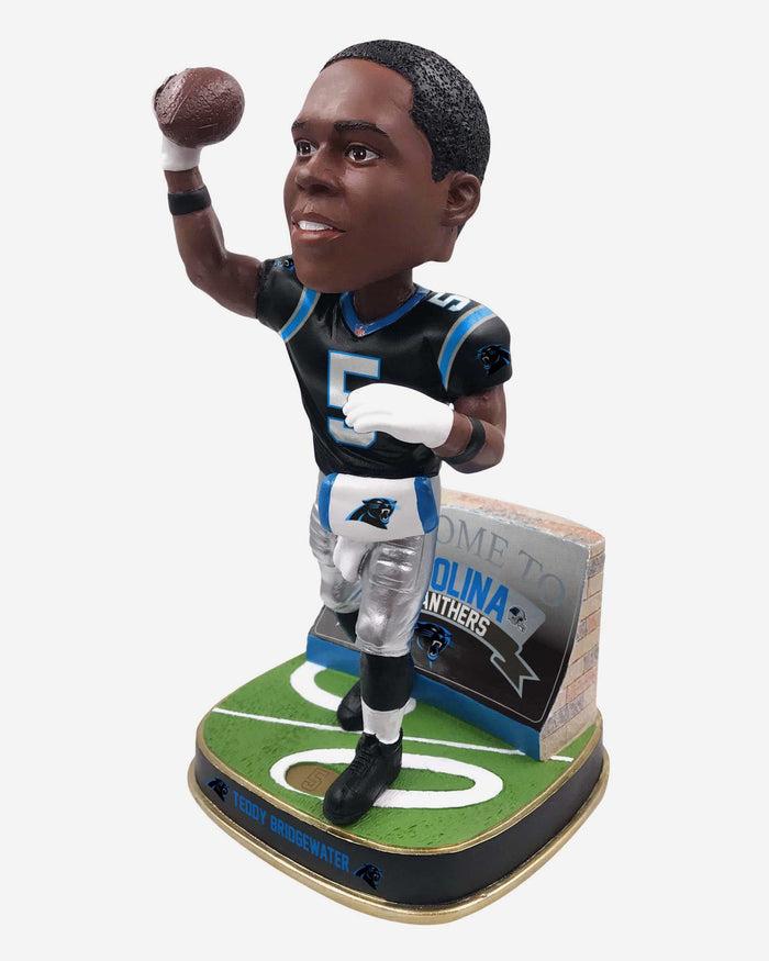 Teddy Bridgewater Carolina Panthers Welcome Bobblehead FOCO - FOCO.com