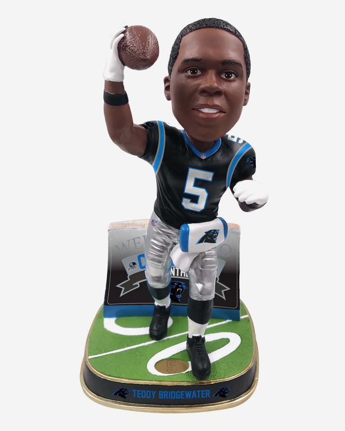 Teddy Bridgewater Carolina Panthers Welcome Bobblehead FOCO - FOCO.com