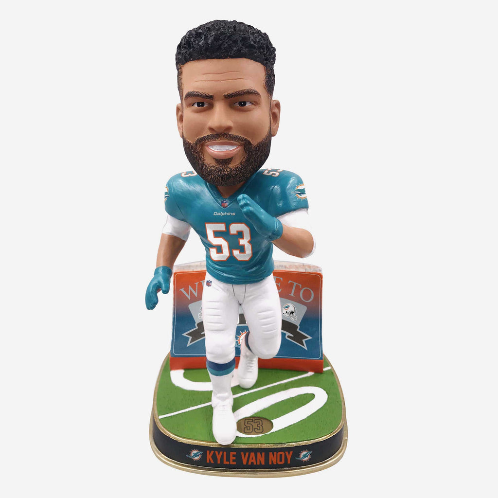 Kyle Van Noy Miami Dolphins Welcome Bobblehead FOCO - FOCO.com