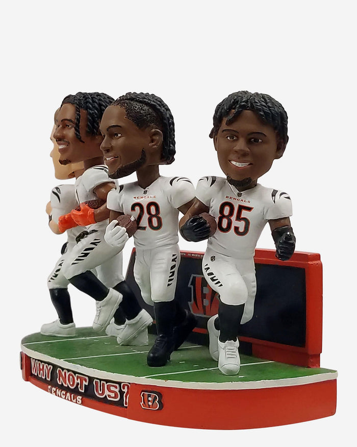 Cincinnati Bengals Why Not Us Mini Bobblehead Scene FOCO - FOCO.com