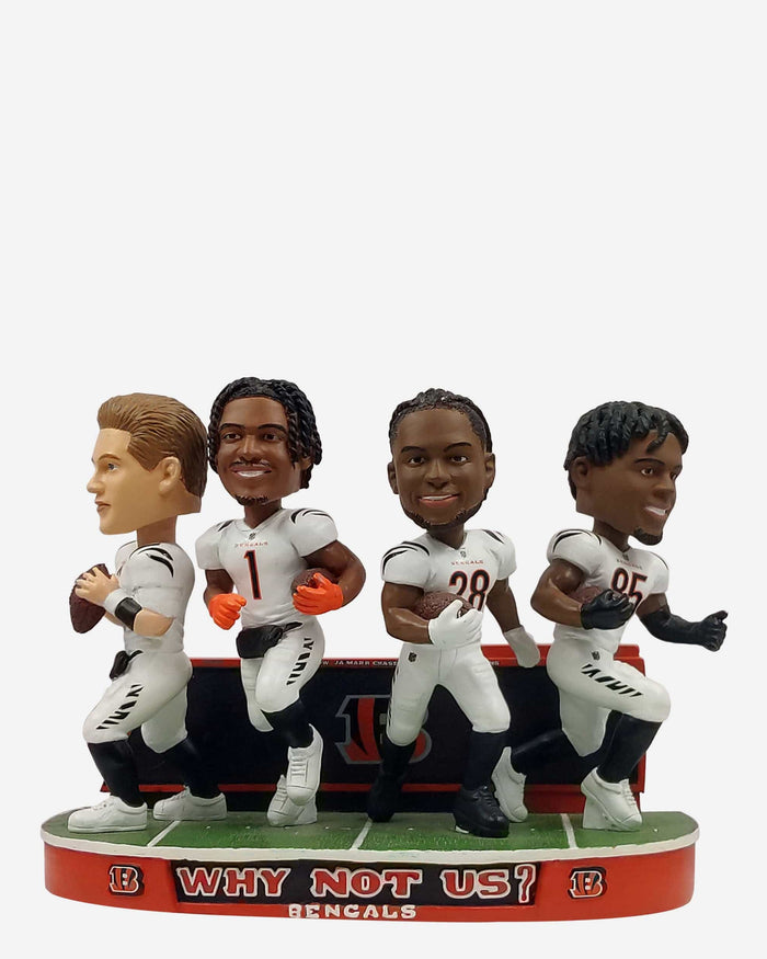 Cincinnati Bengals Why Not Us Mini Bobblehead Scene FOCO - FOCO.com