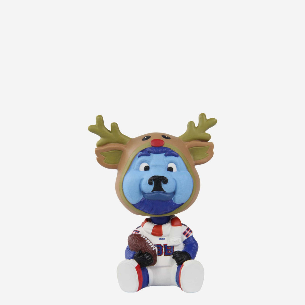 Billy Buffalo Bills Christmas Mascot Bobble Bro Mini Bobblehead FOCO - FOCO.com