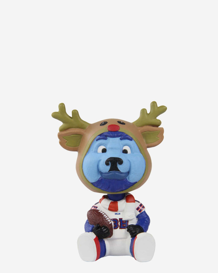 Billy Buffalo Bills Christmas Mascot Bobble Bro Mini Bobblehead FOCO - FOCO.com