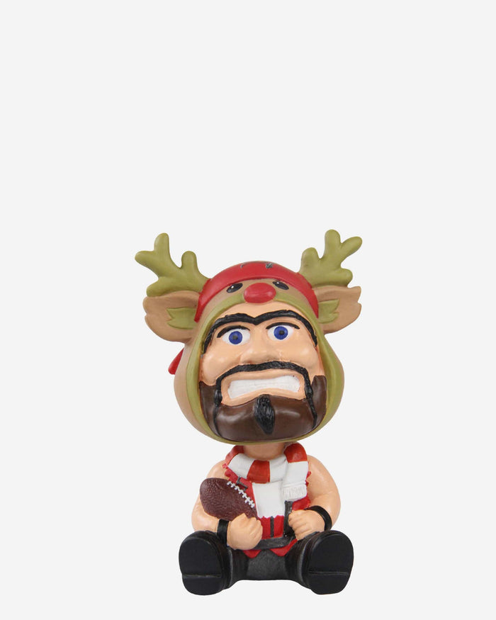 Captain Fear Tampa Bay Buccaneers Christmas Mascot Bobble Bro Mini Bobblehead FOCO - FOCO.com