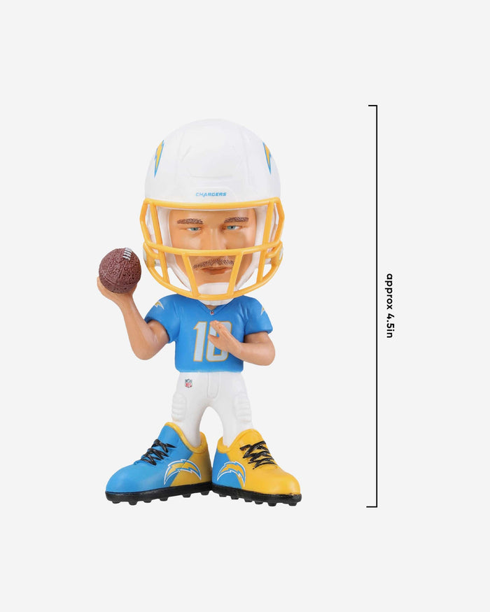 Justin Herbert Los Angeles Chargers Vinyl Showstomperz Bobblehead FOCO - FOCO.com