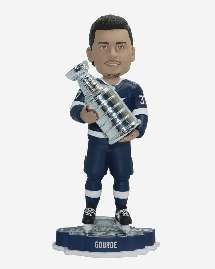 Yanni Gourde Tampa Bay Lightning 2020 Stanley Cup Champions Bobblehead FOCO - FOCO.com