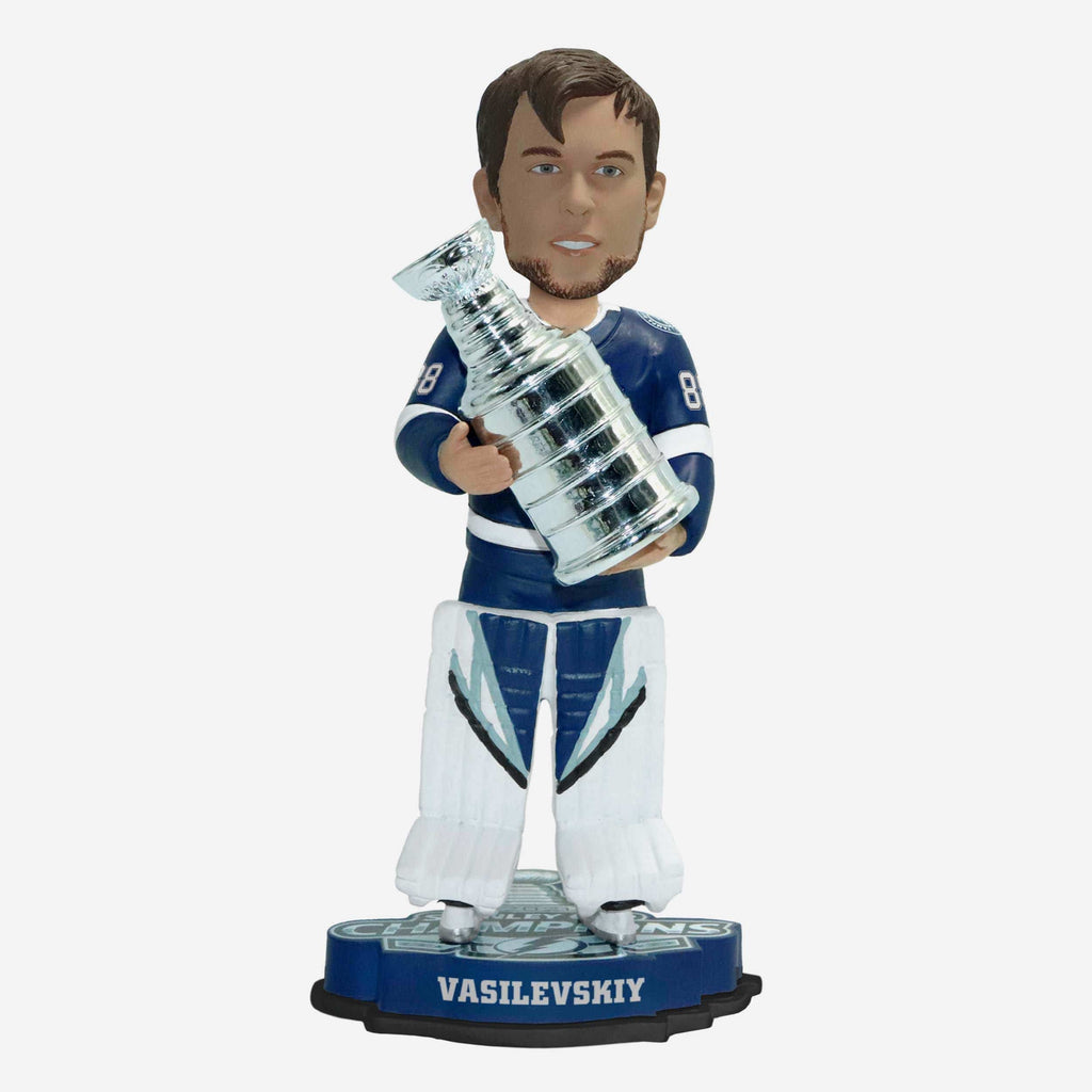 Andrei Vasilevskiy Tampa Bay Lightning 2021 Stanley Cup Champions Bobblehead FOCO - FOCO.com