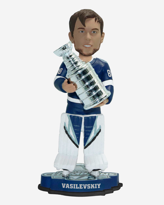 Andrei Vasilevskiy Tampa Bay Lightning 2021 Stanley Cup Champions Bobblehead FOCO - FOCO.com