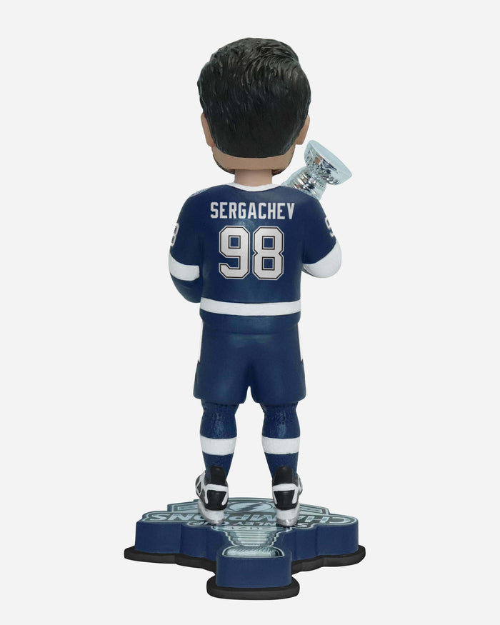 Mikhail Sergachev Tampa Bay Lightning 2021 Stanley Cup Champions Bobblehead FOCO - FOCO.com