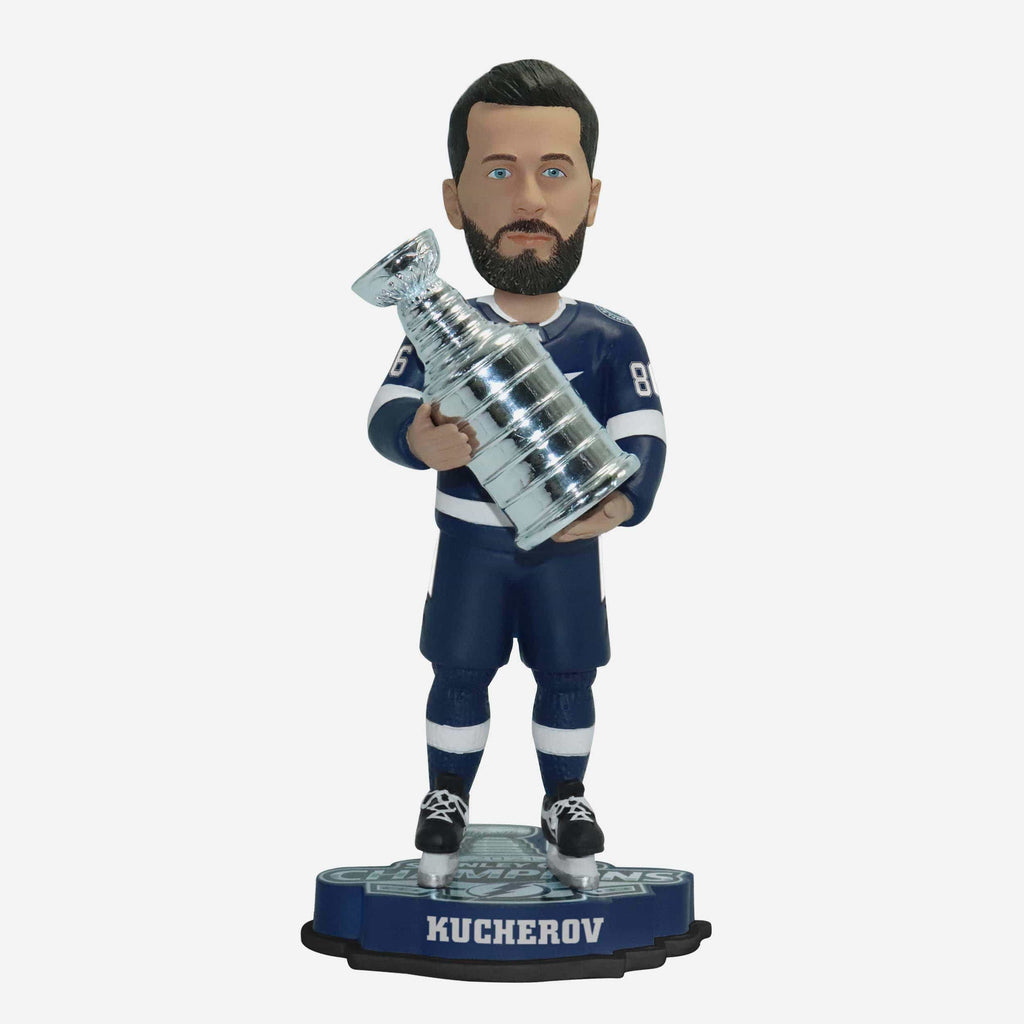 Nikita Kucherov Tampa Bay Lightning 2021 Stanley Cup Champions Bobblehead FOCO - FOCO.com