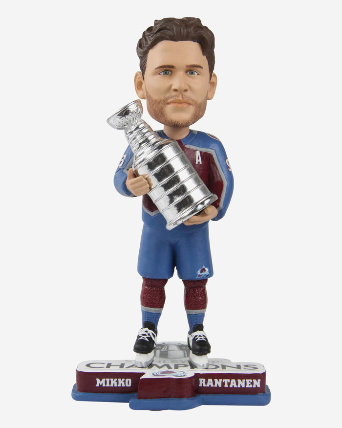 Mikko Rantanen Colorado Avalanche 2022 Stanley Cup Champions Bobblehead FOCO - FOCO.com