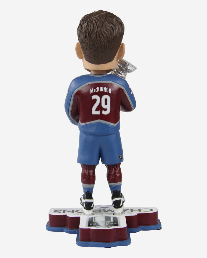 Nathan MacKinnon Colorado Avalanche 2022 Stanley Cup Champions Bobblehead FOCO - FOCO.com