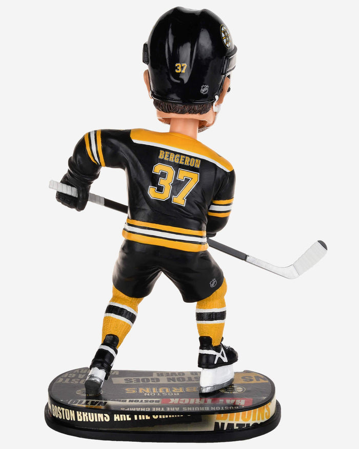 Patrice Bergeron Boston Bruins Headline Bobblehead FOCO - FOCO.com