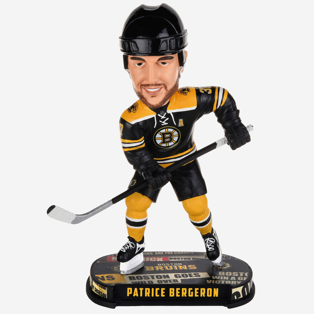 Patrice Bergeron Boston Bruins Headline Bobblehead FOCO - FOCO.com