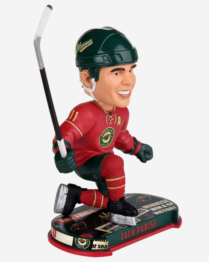 Zach Parise Minnesota Wild Headline Bobblehead FOCO - FOCO.com