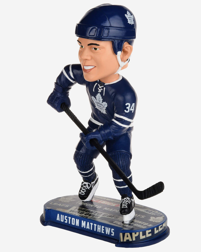 Auston Matthews Toronto Maple Leafs Headline Bobblehead FOCO - FOCO.com