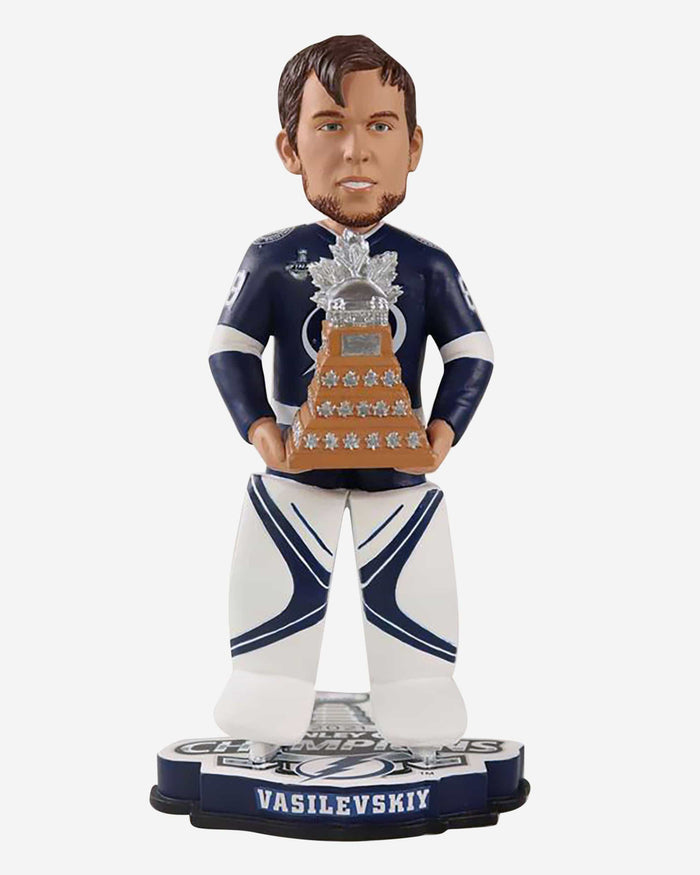 Andrei Vasilevskiy Tampa Bay Lightning 2021 Stanley Cup Champions MVP Bobblehead FOCO - FOCO.com