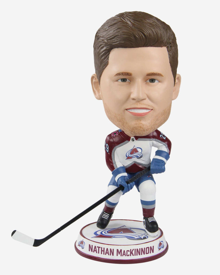 Nathan MacKinnon Colorado Avalanche Away Jersey Variant Bighead Bobblehead FOCO - FOCO.com