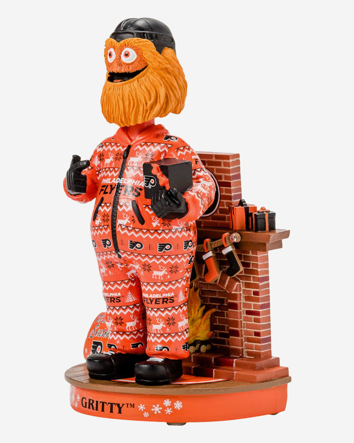 Gritty Philadelphia Flyers Holiday Mascot Bobblehead FOCO - FOCO.com