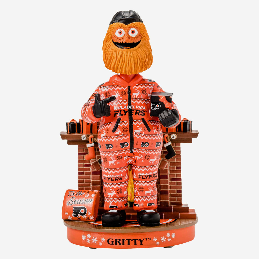 Gritty Philadelphia Flyers Holiday Mascot Bobblehead FOCO - FOCO.com