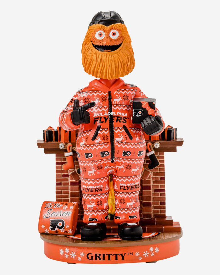 Gritty Philadelphia Flyers Holiday Mascot Bobblehead FOCO - FOCO.com