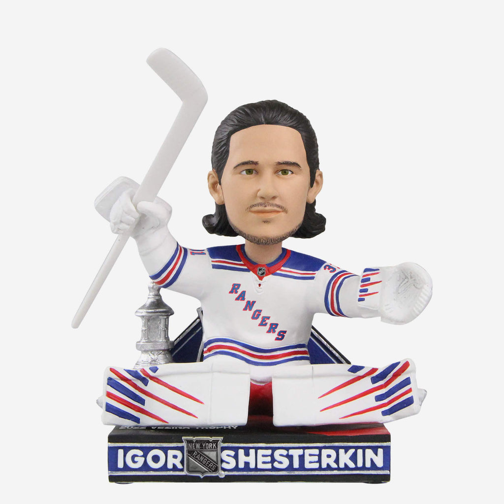 Igor Shesterkin New York Rangers 2022 Vezina Trophy Award Bobblehead FOCO - FOCO.com