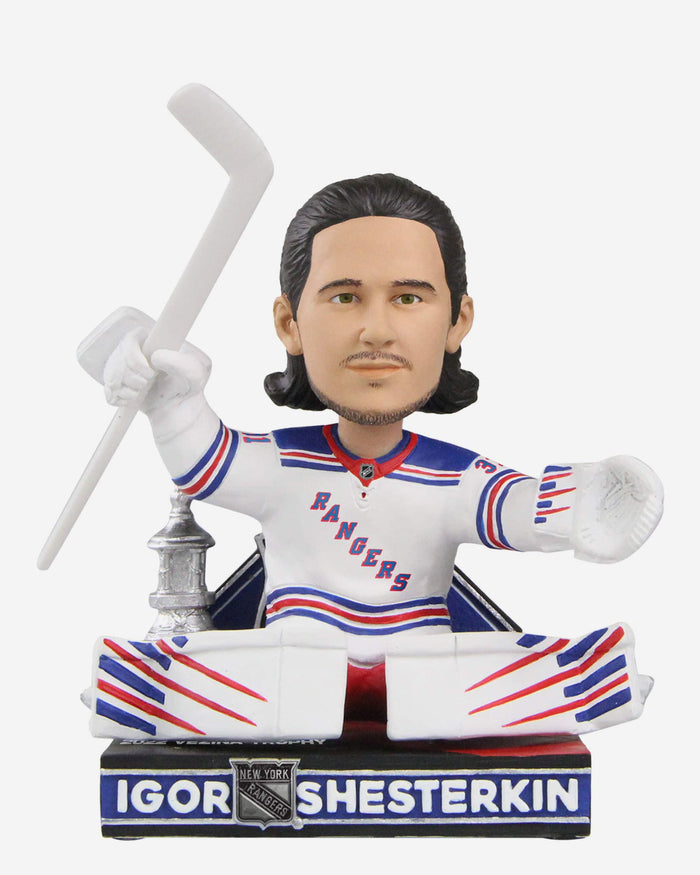 Igor Shesterkin New York Rangers 2022 Vezina Trophy Award Bobblehead FOCO - FOCO.com