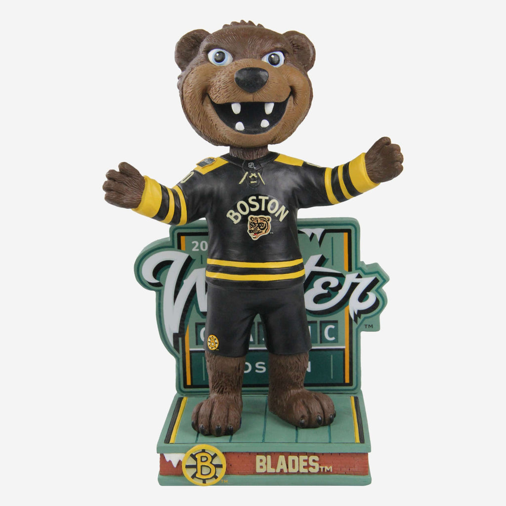 Blades The Bear Boston Bruins 2023 Winter Classic Mascot Bobblehead FOCO - FOCO.com