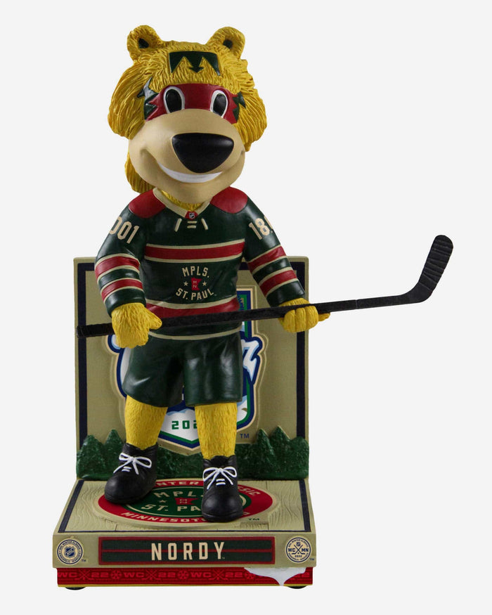 Nordy Minnesota Wild Mascot 2022 Winter Classic Bobblehead FOCO - FOCO.com