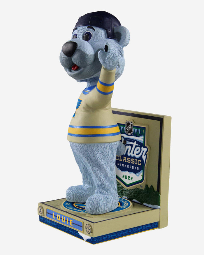 Louie St Louis Blues Mascot 2022 Winter Classic Bobblehead FOCO - FOCO.com