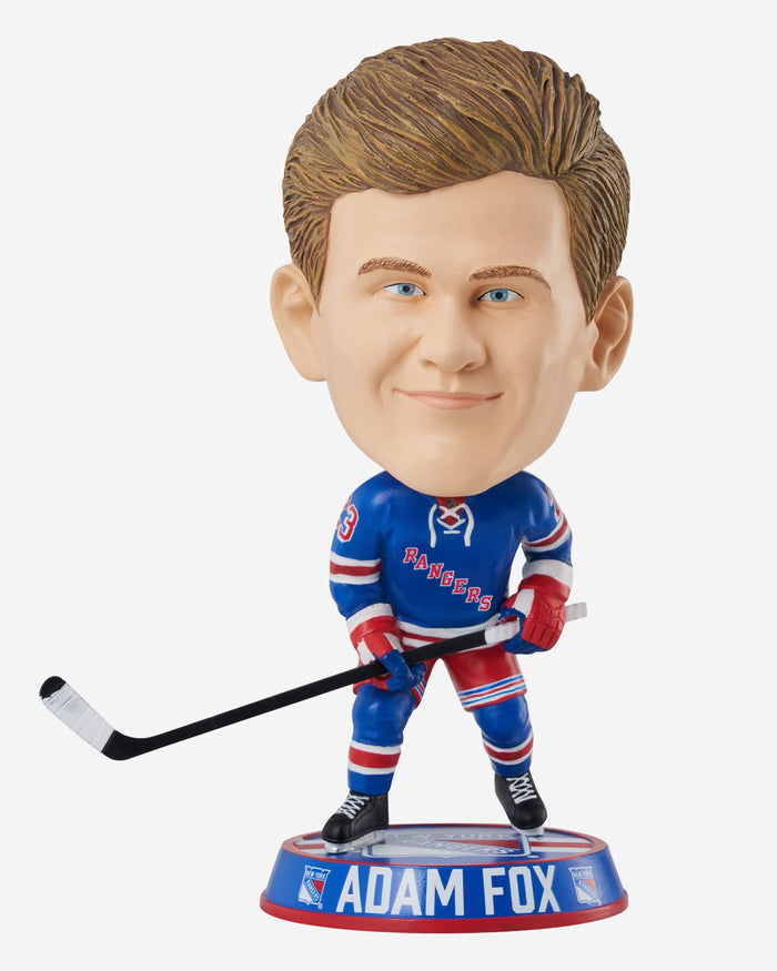 Adam Fox New York Rangers Bighead Bobblehead FOCO - FOCO.com