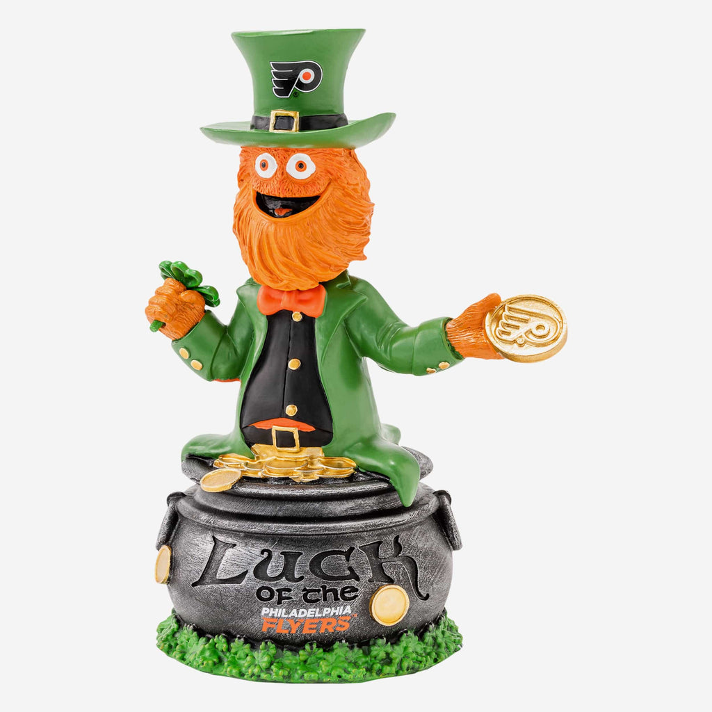 Gritty Philadelphia Flyers Saint Patricks Day Mascot Bobblehead FOCO - FOCO.com