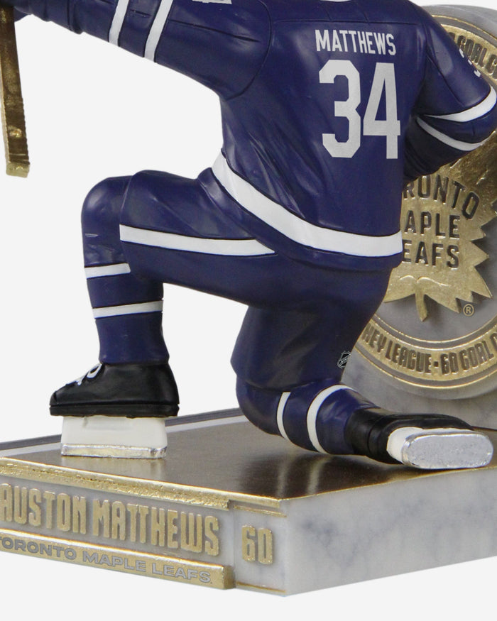 Auston Matthews Toronto Maple Leafs 60 Goal Bobblehead FOCO - FOCO.com