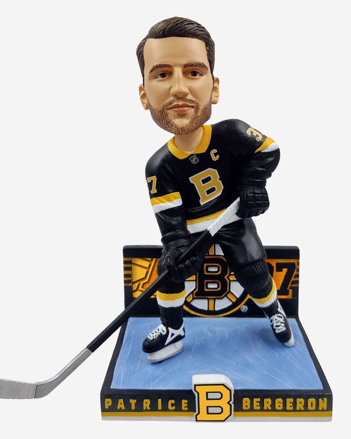 Patrice Bergeron Boston Bruins Alternate Jersey Bobblehead FOCO - FOCO.com