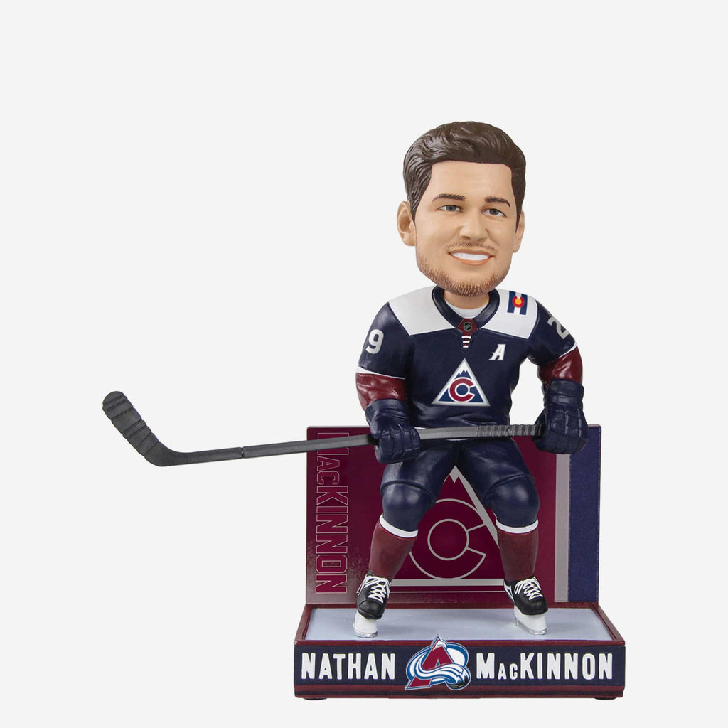 Nathan MacKinnon Colorado Avalanche Alternate Jersey Bobblehead FOCO - FOCO.com