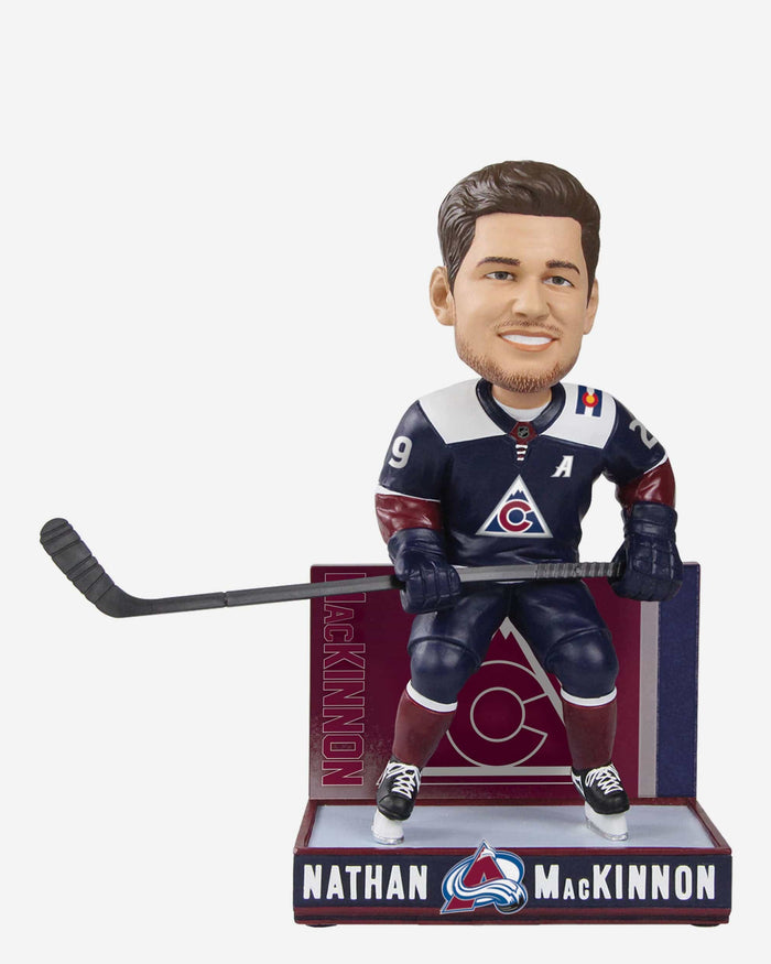 Nathan MacKinnon Colorado Avalanche Alternate Jersey Bobblehead FOCO - FOCO.com