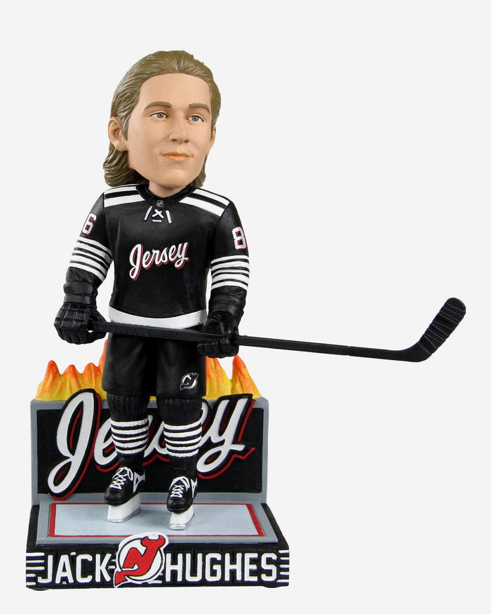 Jack Hughes New Jersey Devils Alternate Jersey Bobblehead FOCO - FOCO.com