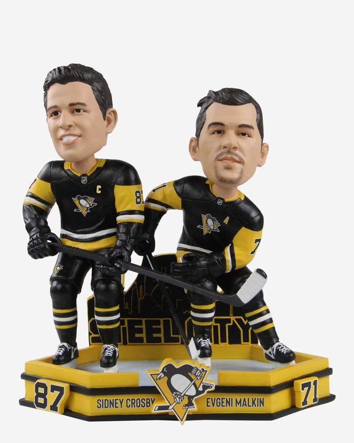 Sidney Crosby & Evgeni Malkin Pittsburgh Penguins Bobblemate Dual Bobblehead FOCO - FOCO.com