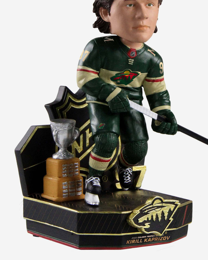 Kirill Kaprizov Minnesota Wild Calder Memorial Trophy Bobblehead FOCO - FOCO.com