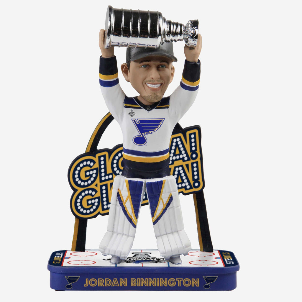 Jordan Binnington St Louis Blues Gloria Gloria Bobblehead FOCO - FOCO.com