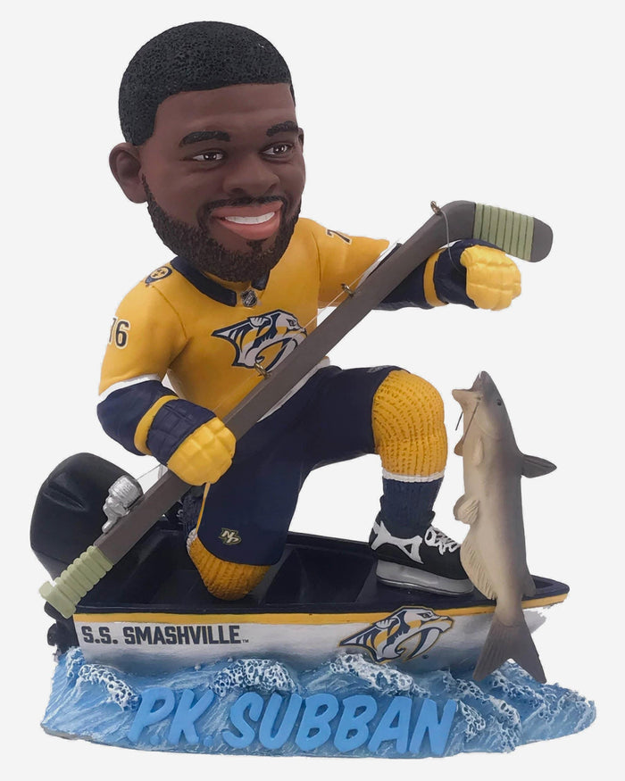 Nashville Predators PK Subban Fishing Bobblehead FOCO - FOCO.com