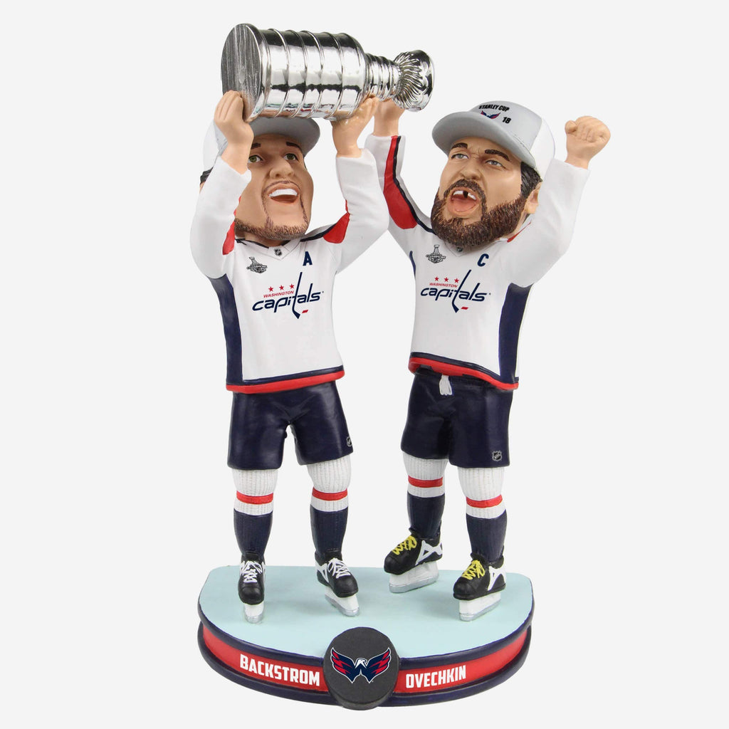 Alex Ovechkin & Nicklas Backstrom Washington Capitals Dual Champions Bobblehead FOCO - FOCO.com