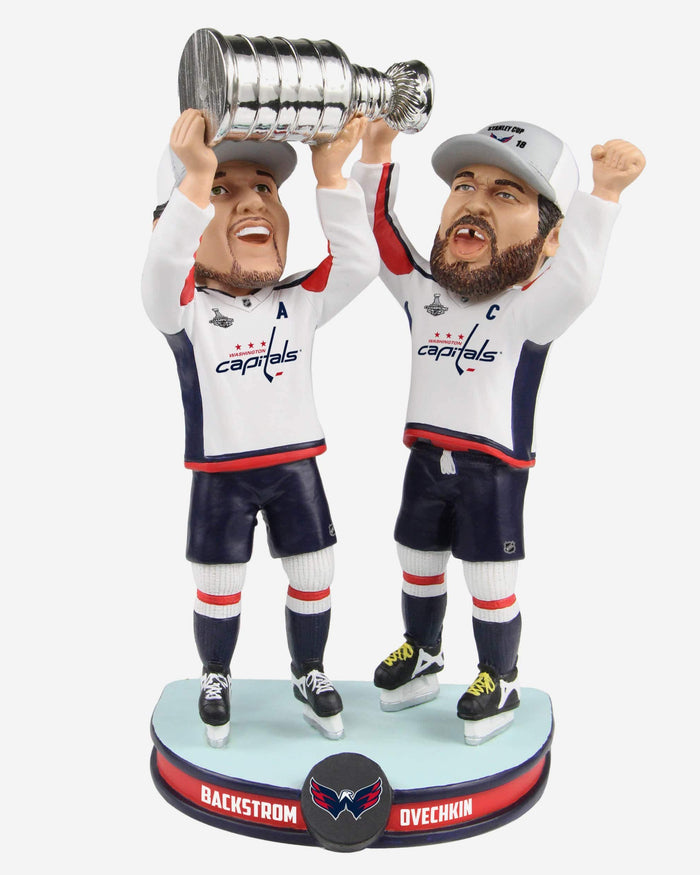 Alex Ovechkin & Nicklas Backstrom Washington Capitals Dual Champions Bobblehead FOCO - FOCO.com