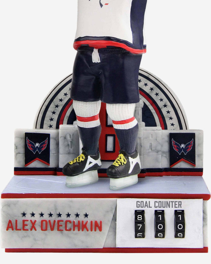 Alex Ovechkin Washington Capitals Celebration Goal Counter Bobblehead FOCO - FOCO.com