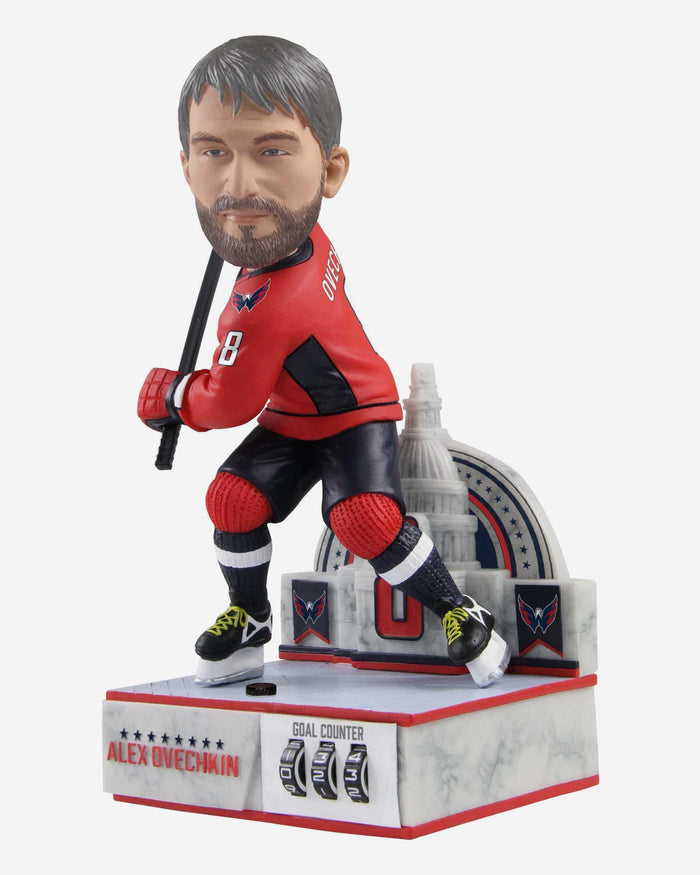 Alex Ovechkin Washington Capitals Goal Counter Bobblehead FOCO - FOCO.com